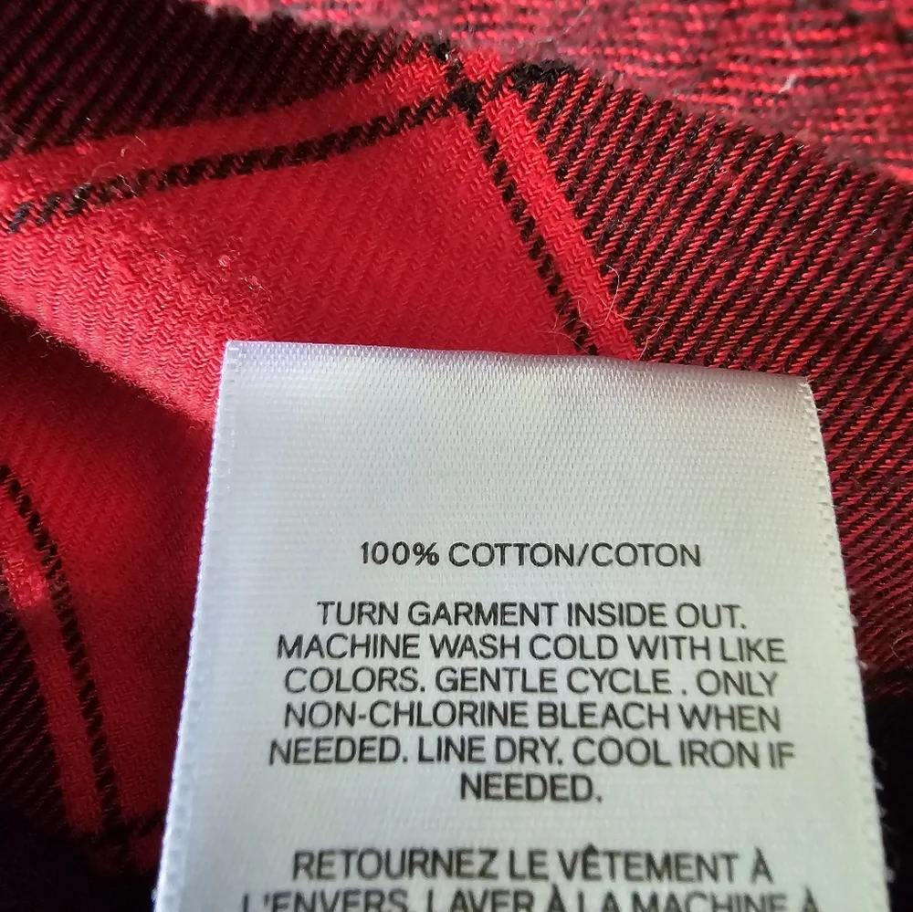 Express Buffalo Plaid Women's Top - Picture 6 of 6